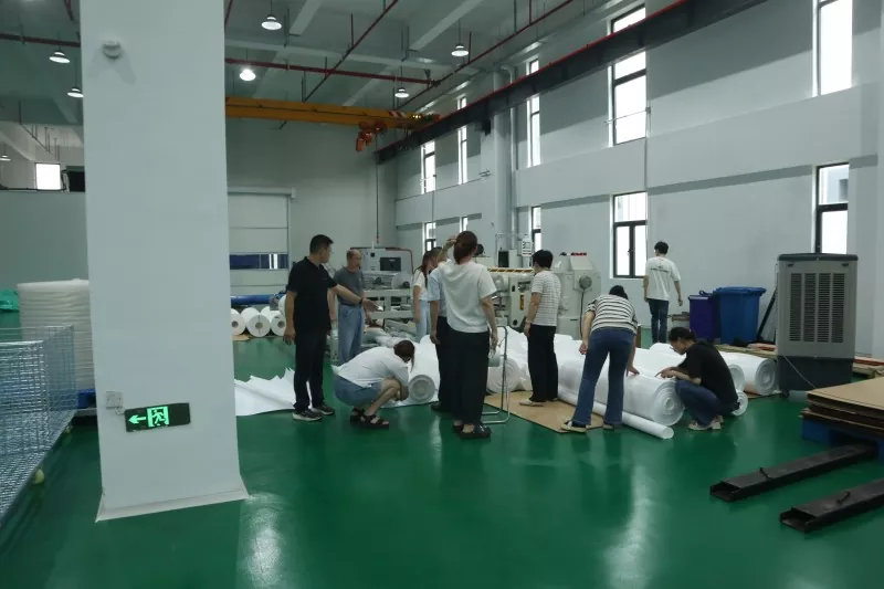 All staff visit the Cixi factory