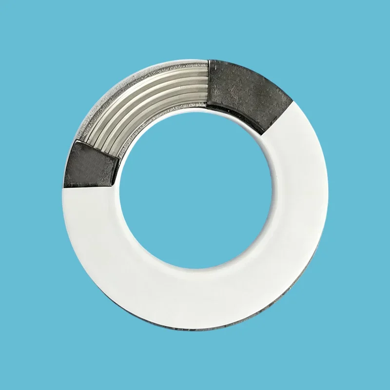 Gasket Clúdach PTFE le haghaidh Flange Línte Gloine